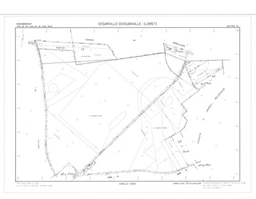 Césarville-Dossainville - Sections
