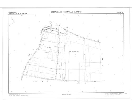 Césarville-Dossainville - Sections