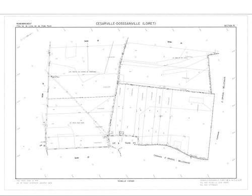 Césarville-Dossainville - Sections
