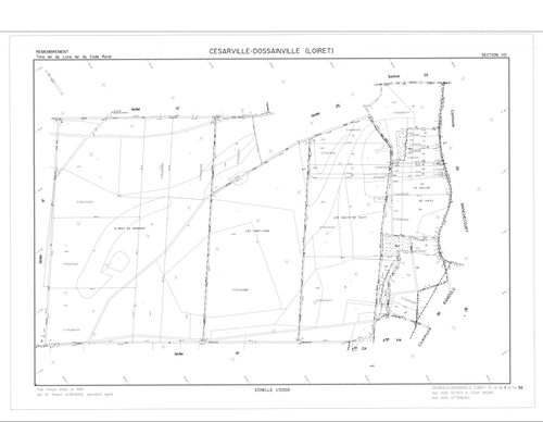 Césarville-Dossainville - Sections