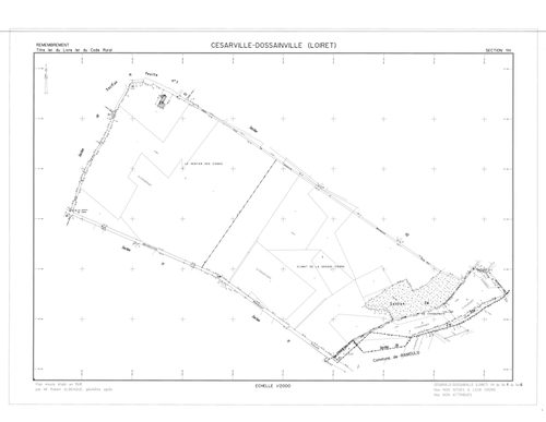 Césarville-Dossainville - Sections