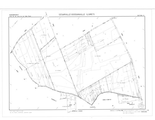 Césarville-Dossainville - Sections