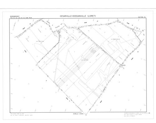 Césarville-Dossainville - Sections