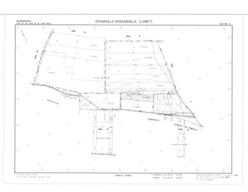 Césarville-Dossainville - Sections