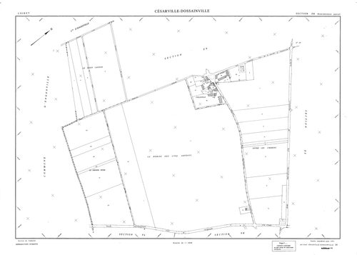 Césarville-Dossainville - Sections