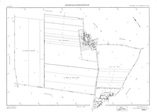 Césarville-Dossainville - Sections