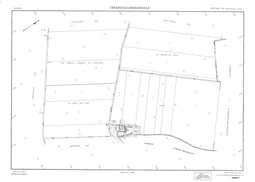 Césarville-Dossainville - Sections