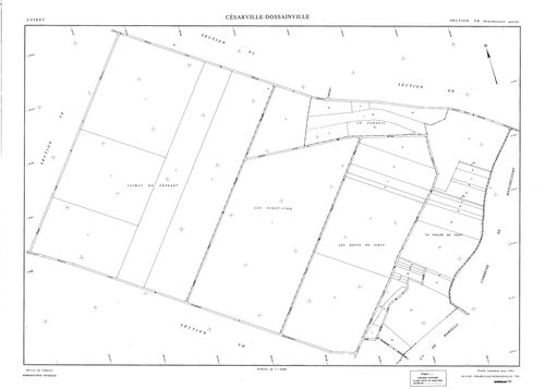 Césarville-Dossainville - Sections