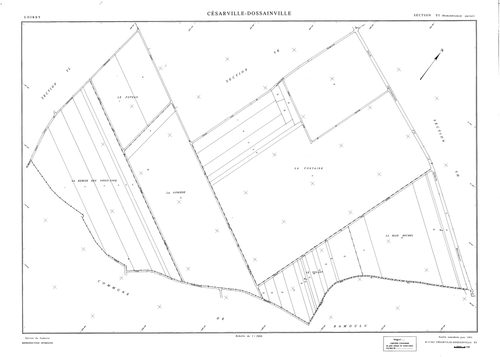 Césarville-Dossainville - Sections