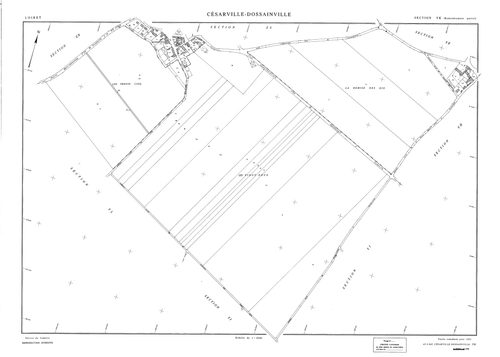 Césarville-Dossainville - Sections