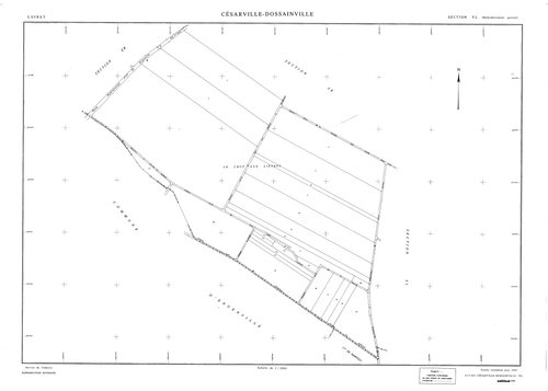Césarville-Dossainville - Sections