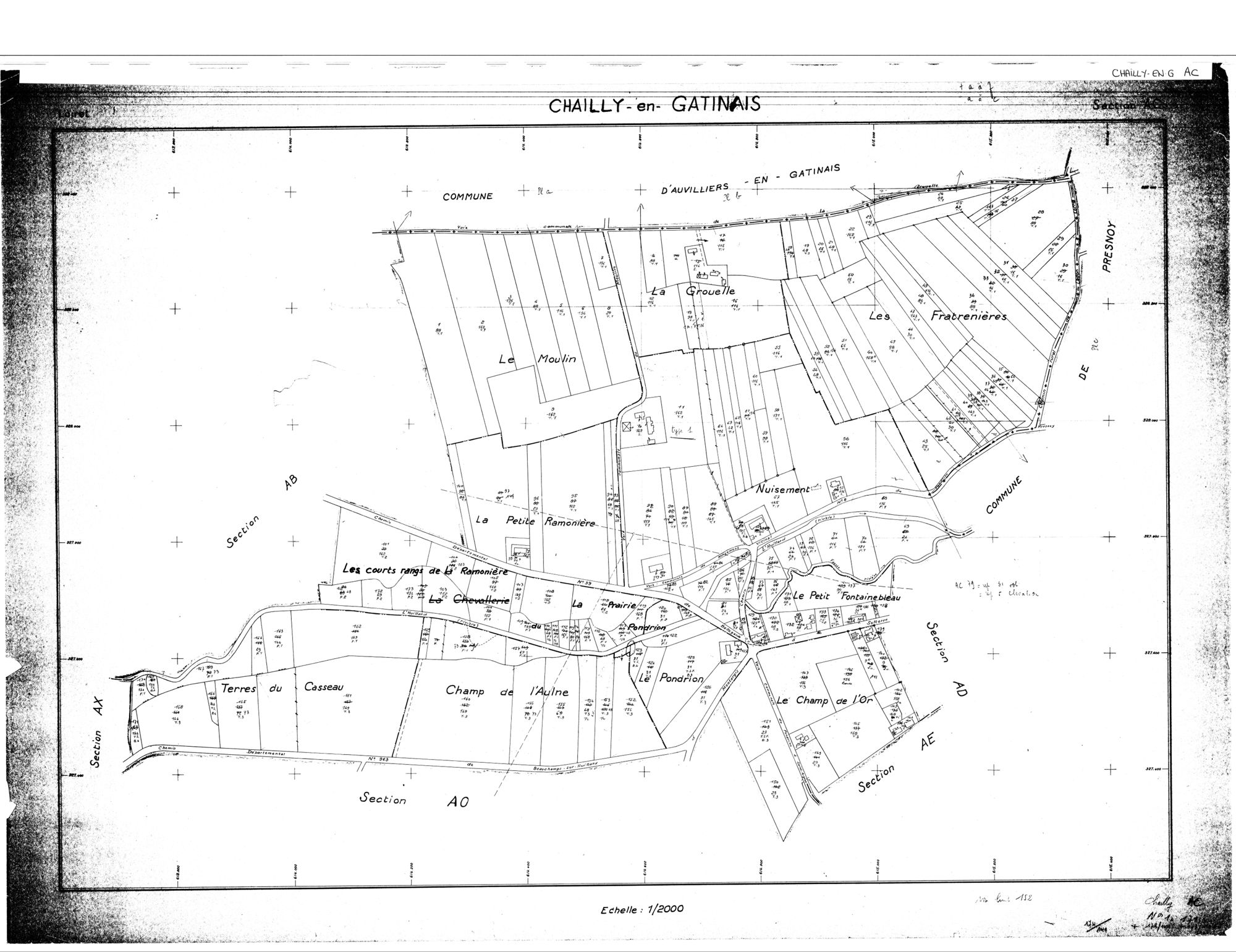Chailly-en-Gâtinais - Sections