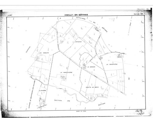 Chailly-en-Gâtinais - Sections