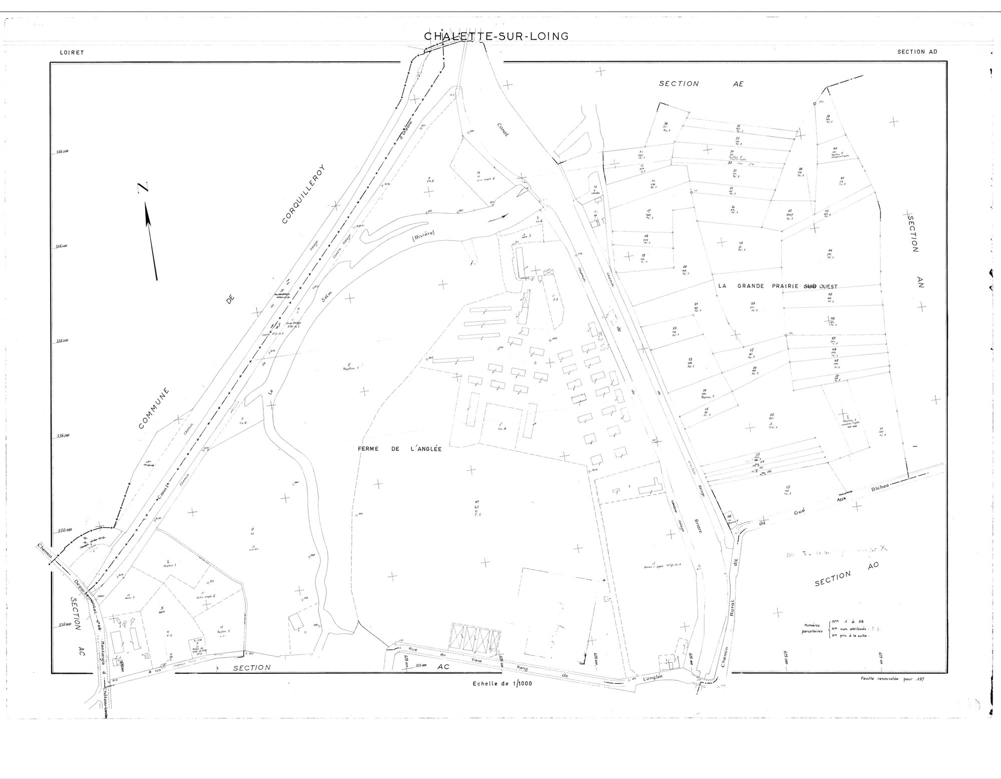 Châlette-sur-Loing - Sections