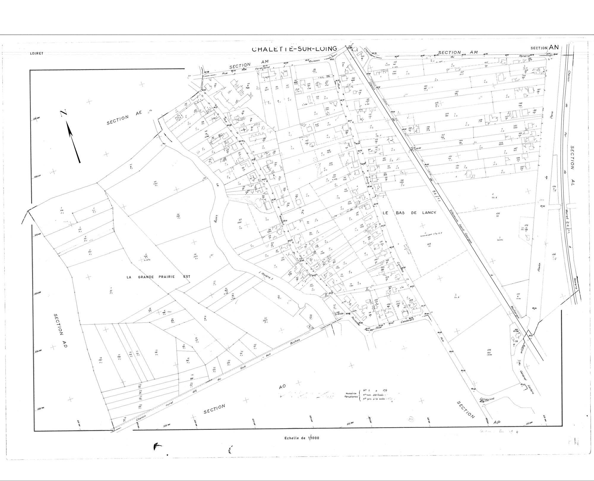 Châlette-sur-Loing - Sections