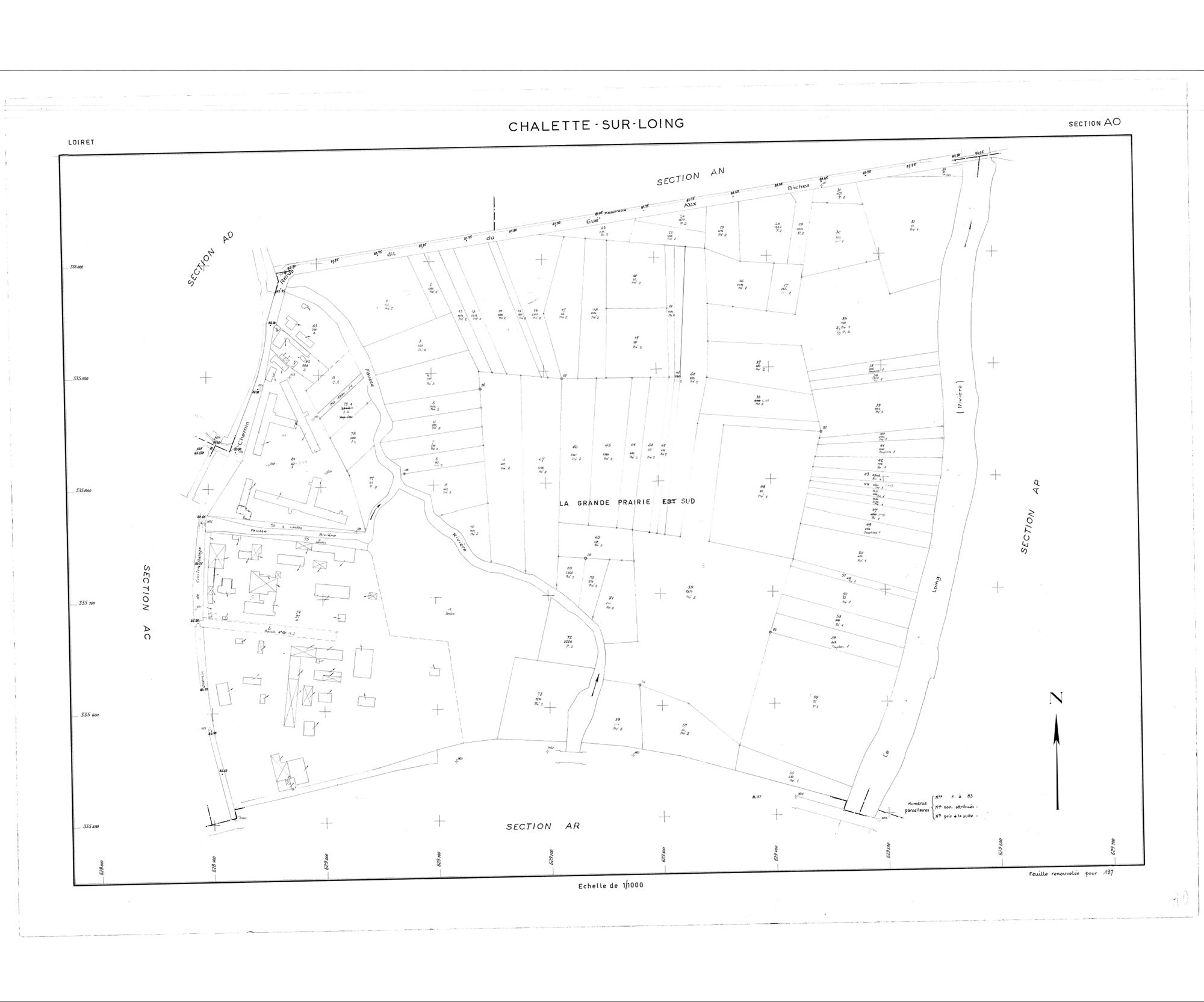Châlette-sur-Loing - Sections