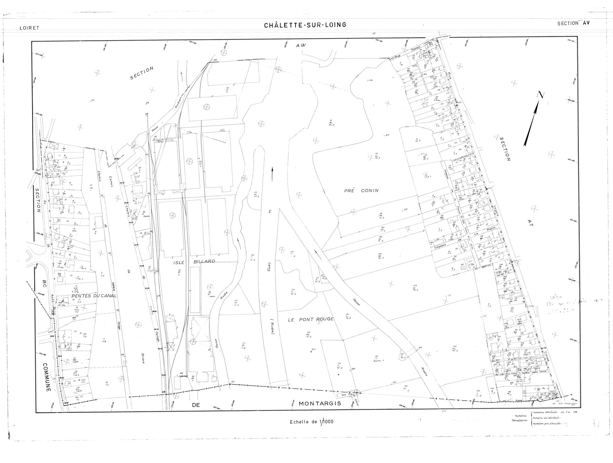 Châlette-sur-Loing - Sections