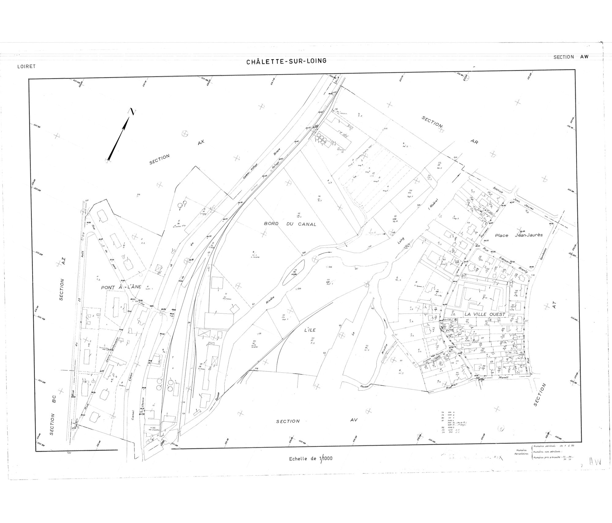 Châlette-sur-Loing - Sections