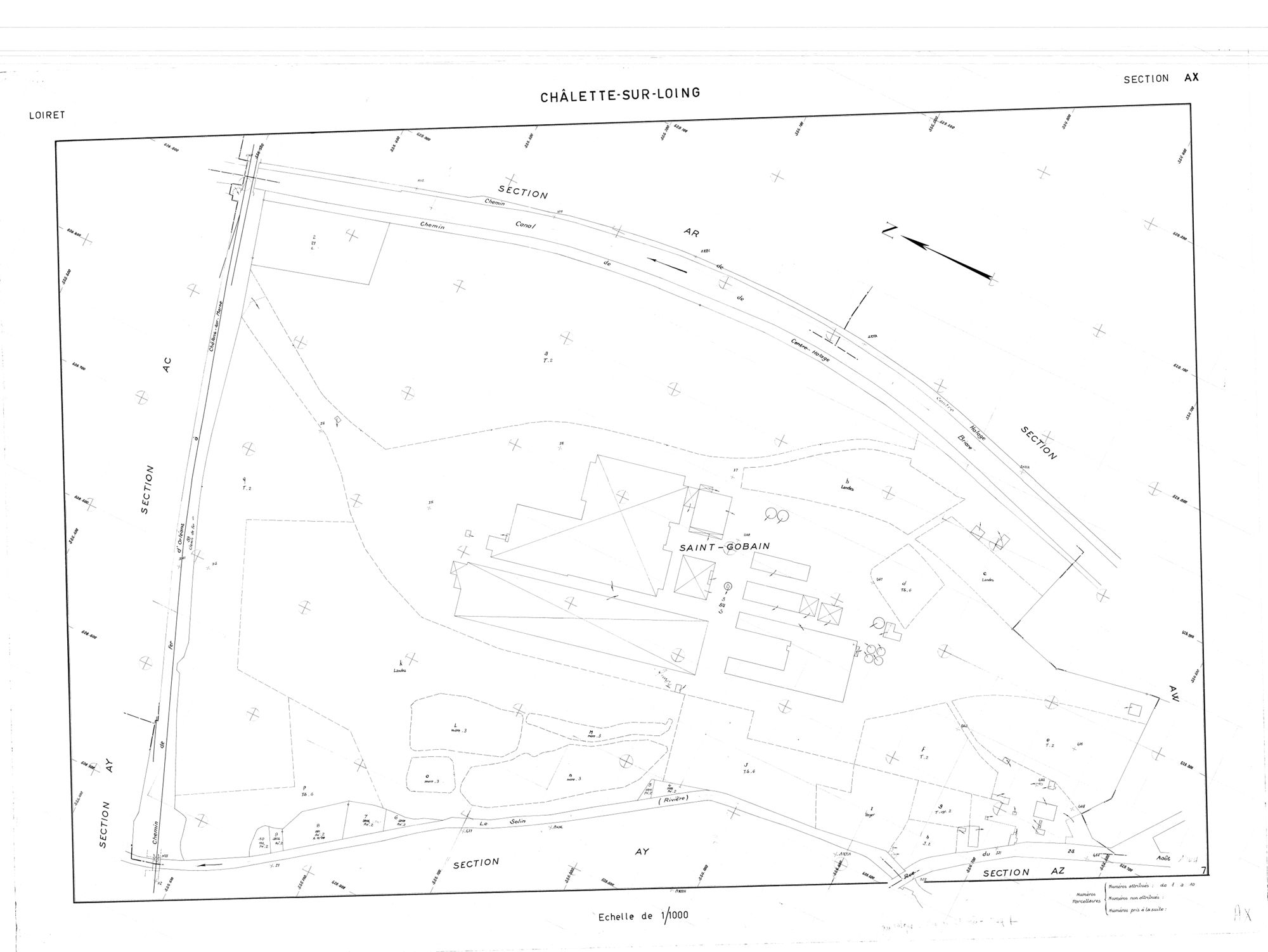 Châlette-sur-Loing - Sections