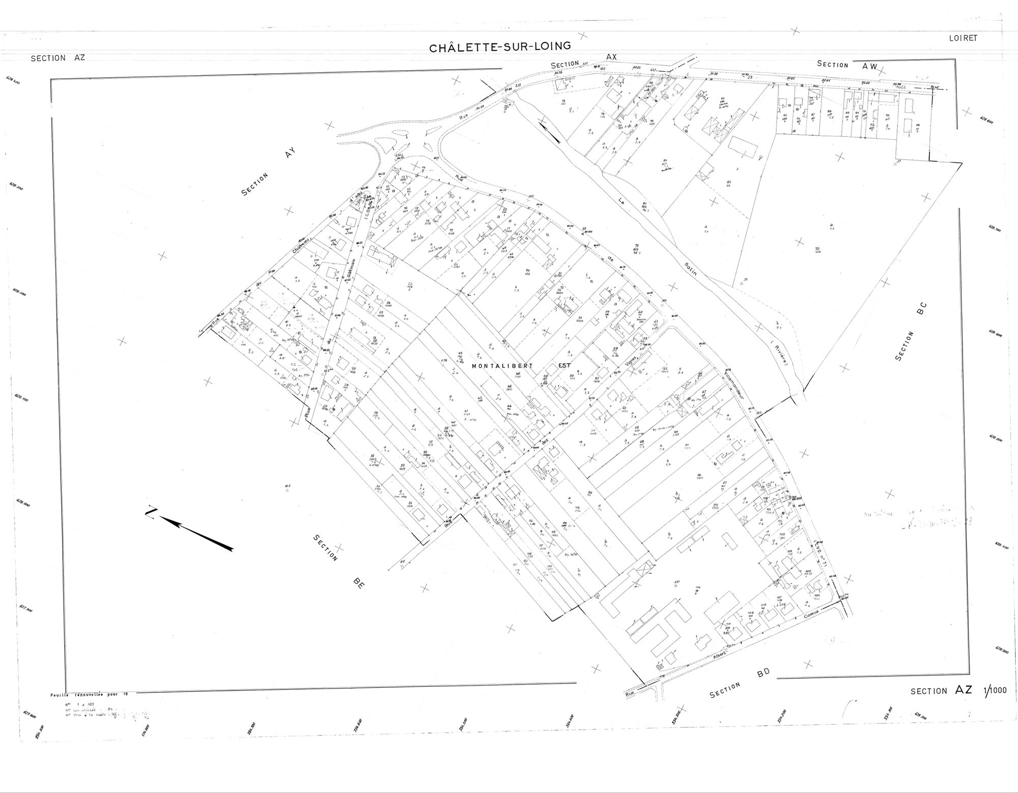 Châlette-sur-Loing - Sections