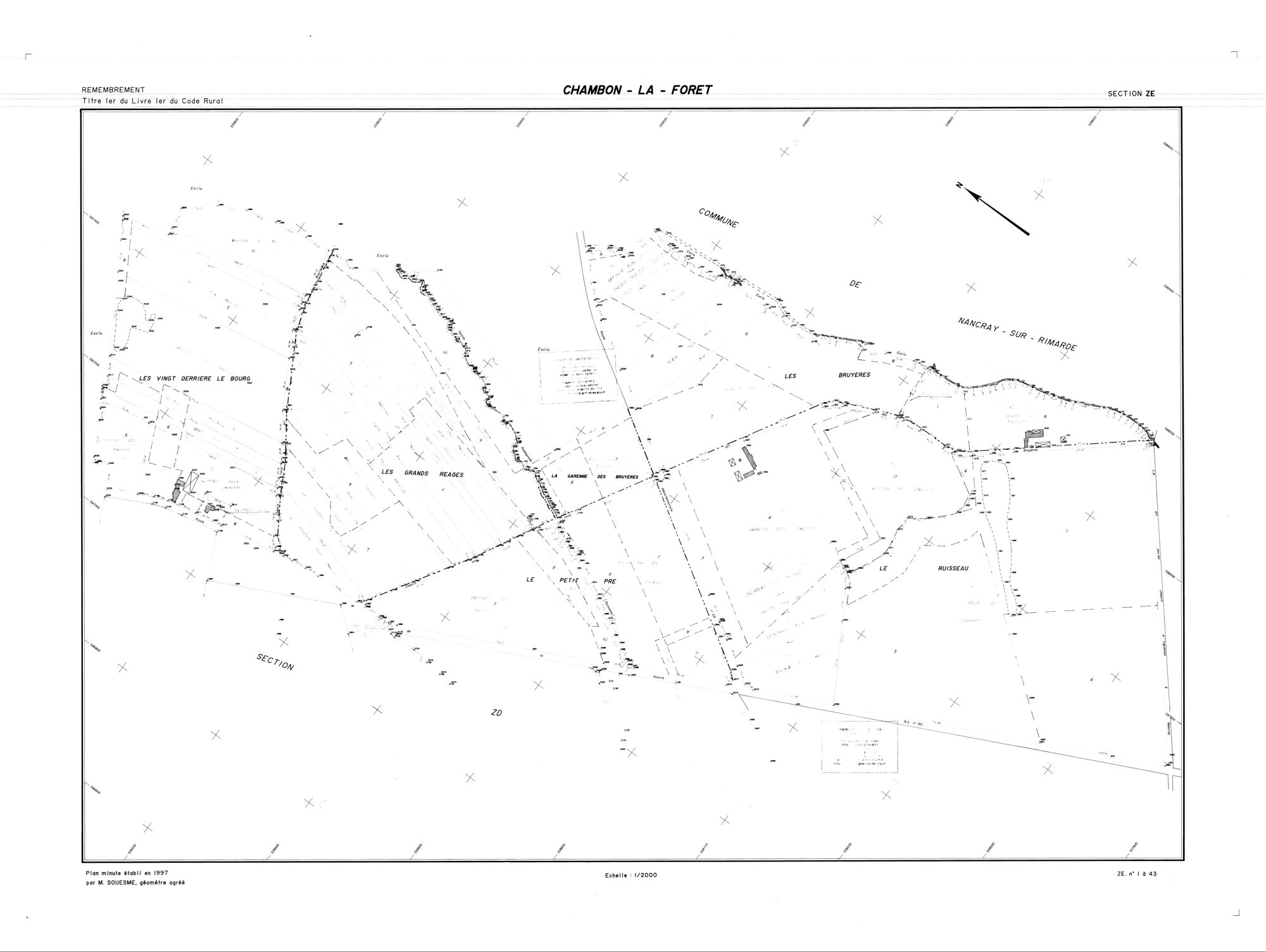 Chambon-la-Forêt - Sections