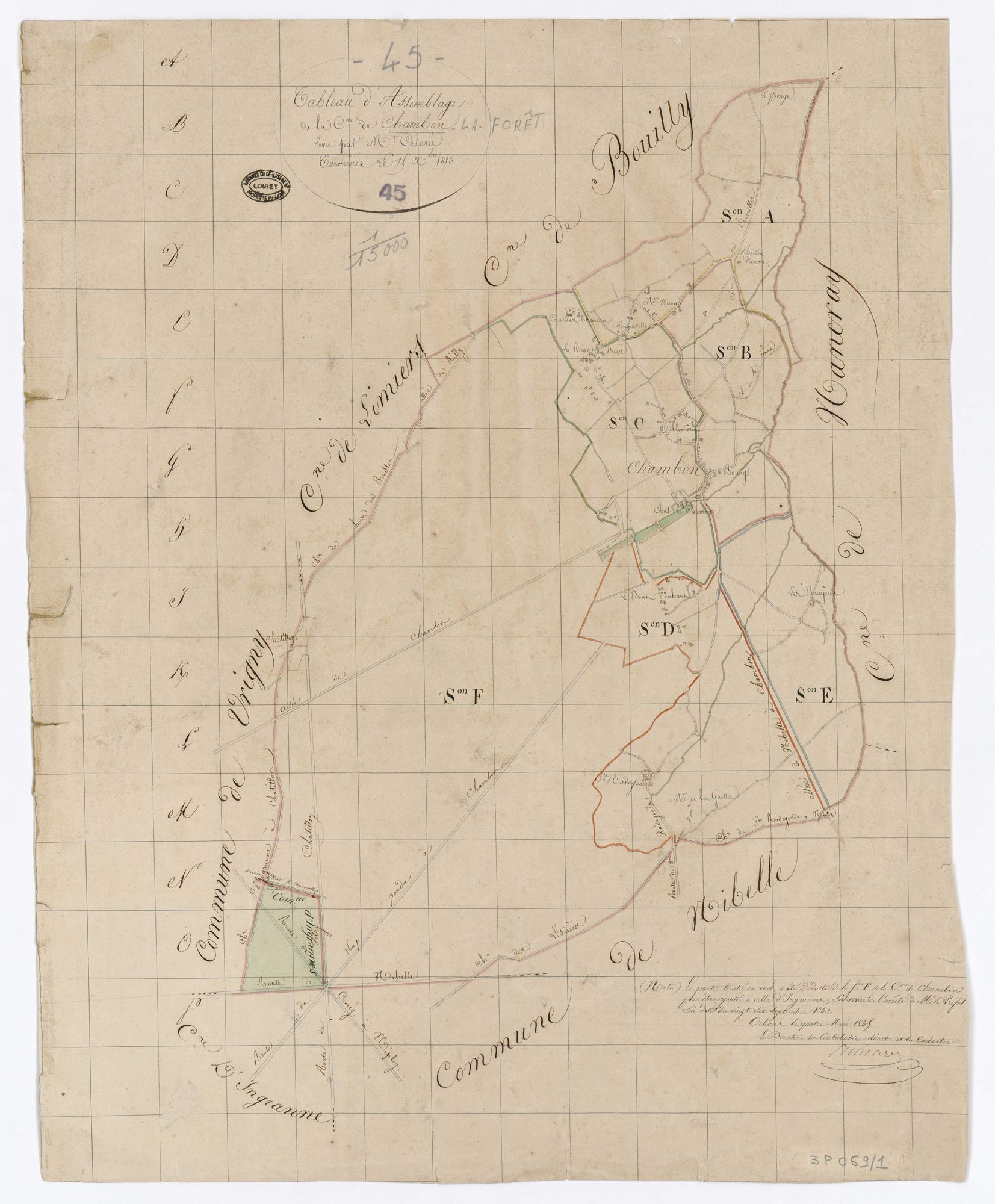 Chambon-la-Forêt - Tableau d'assemblage