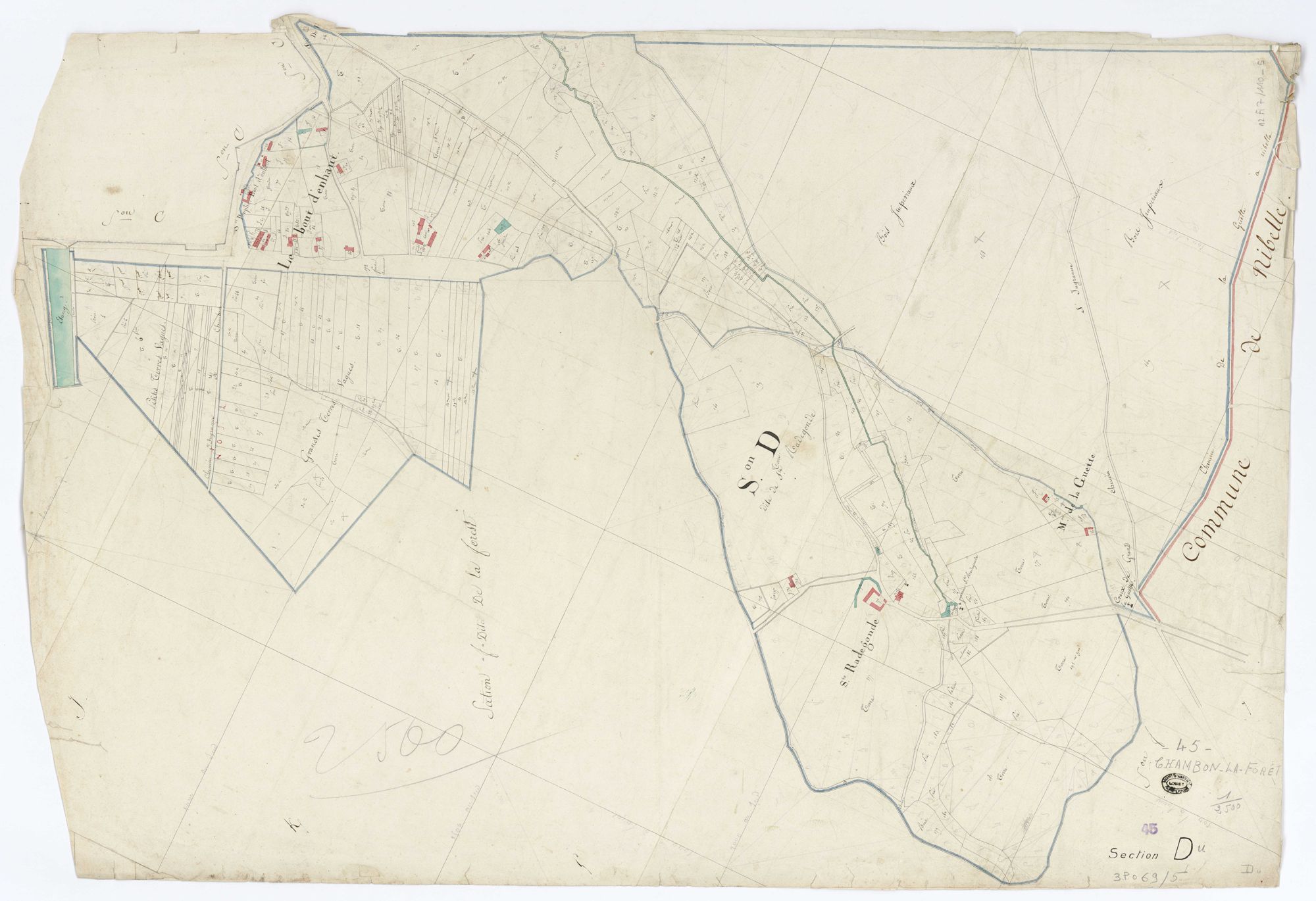 Chambon-la-Forêt - Sections