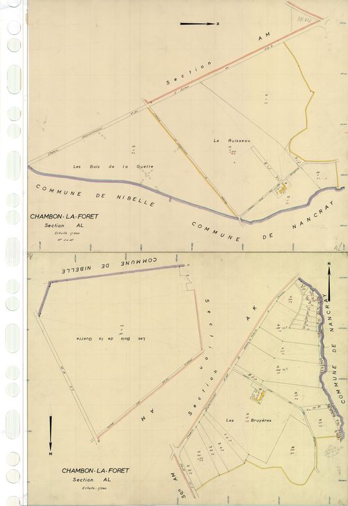 Chambon-la-Forêt - Sections