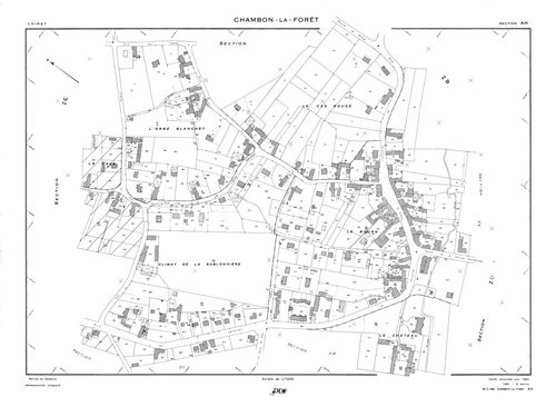 Chambon-la-Forêt - Sections