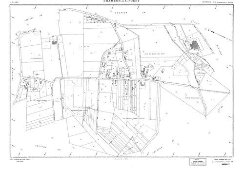 Chambon-la-Forêt - Sections