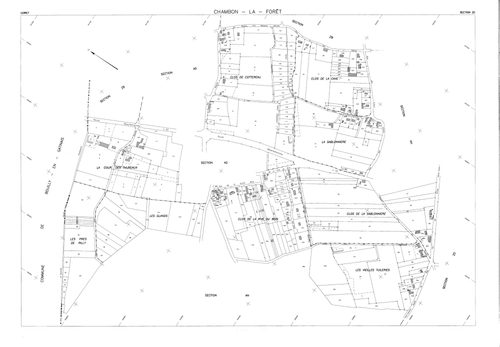 Chambon-la-Forêt - Sections