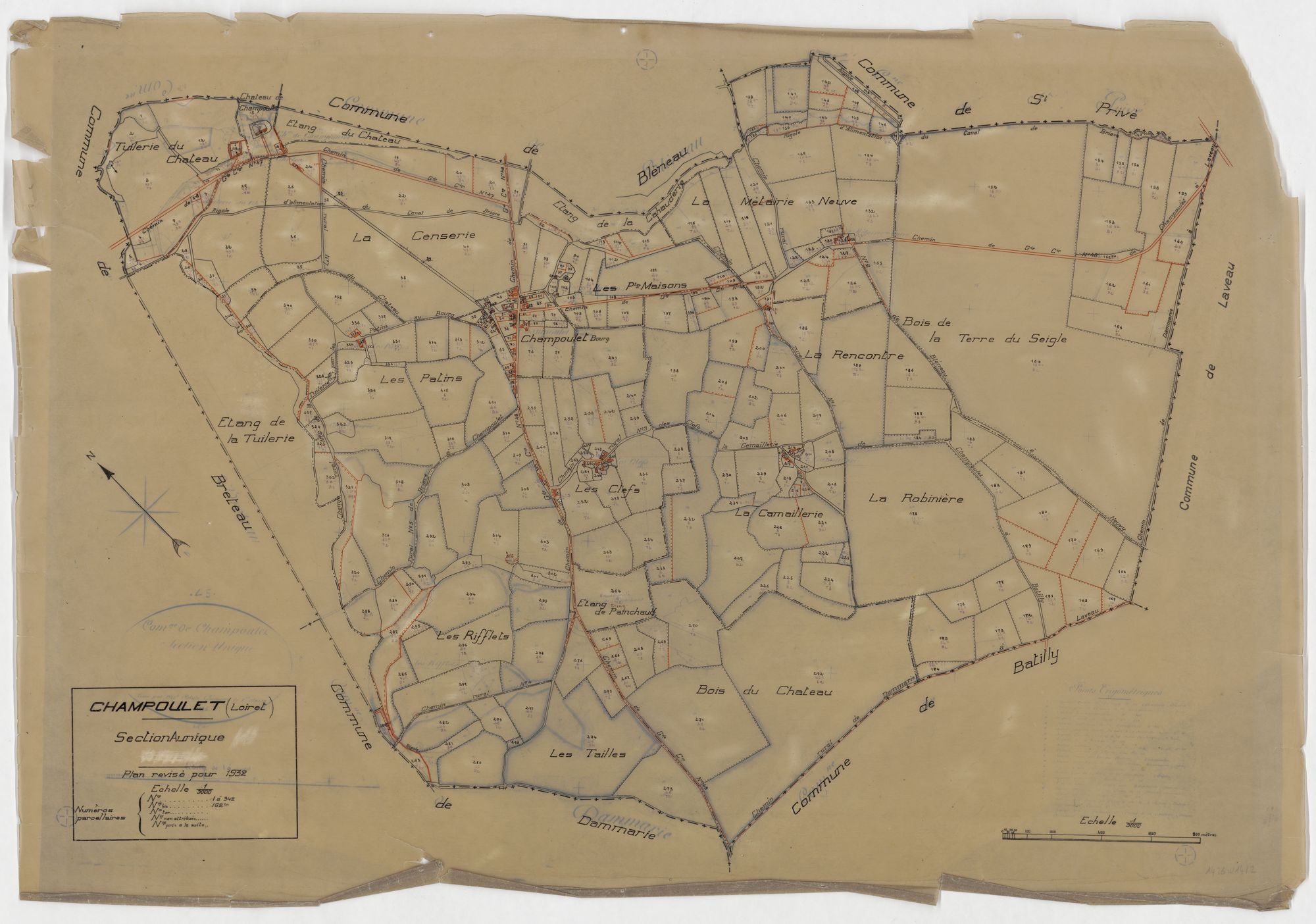 Champoulet - Sections