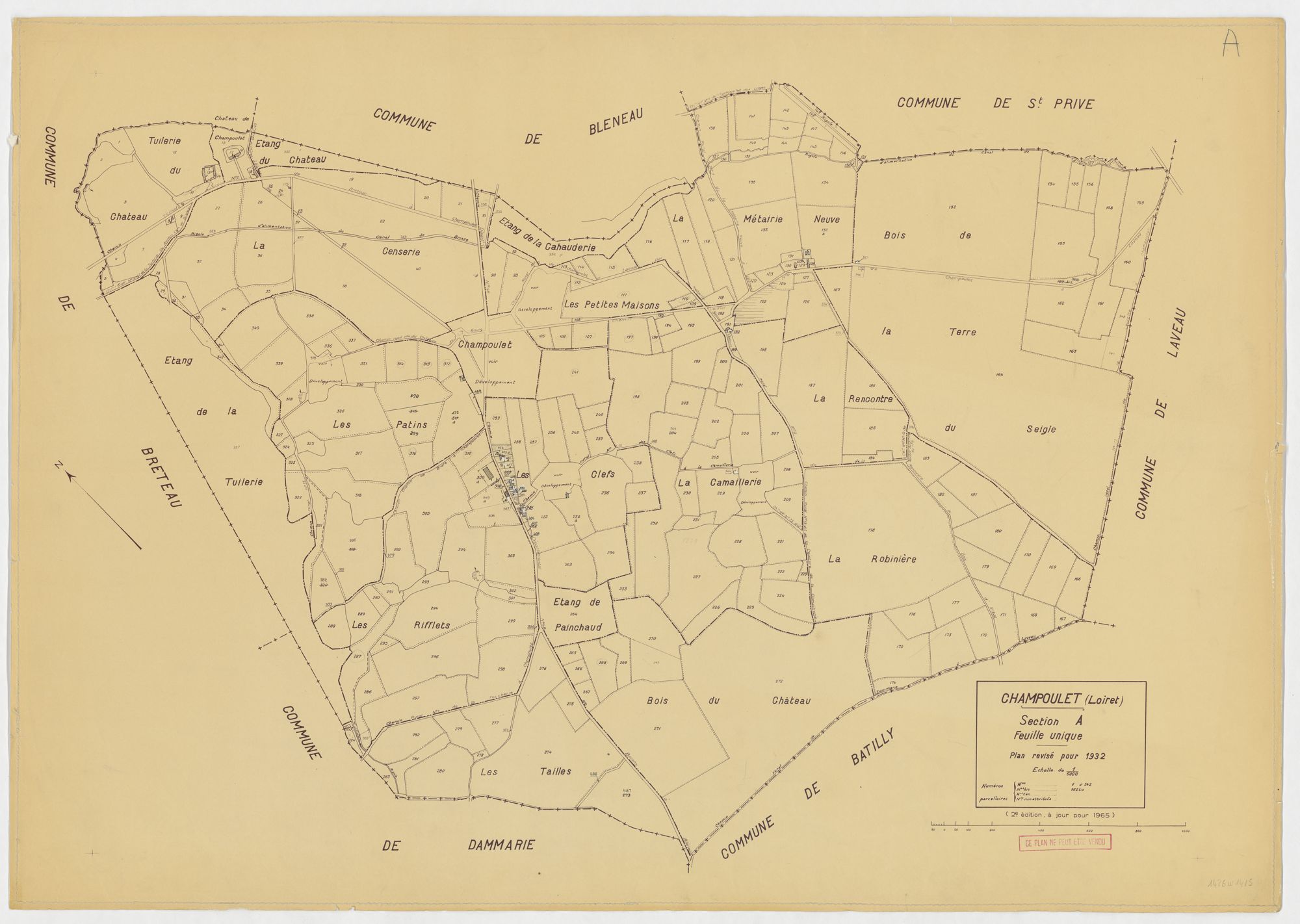 Champoulet - Sections
