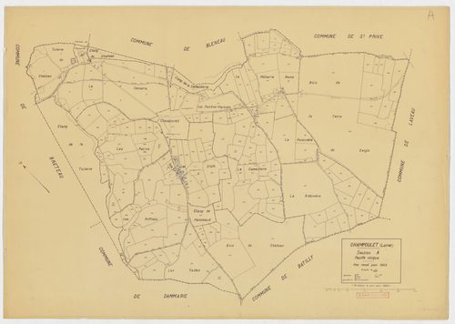 Champoulet - Sections