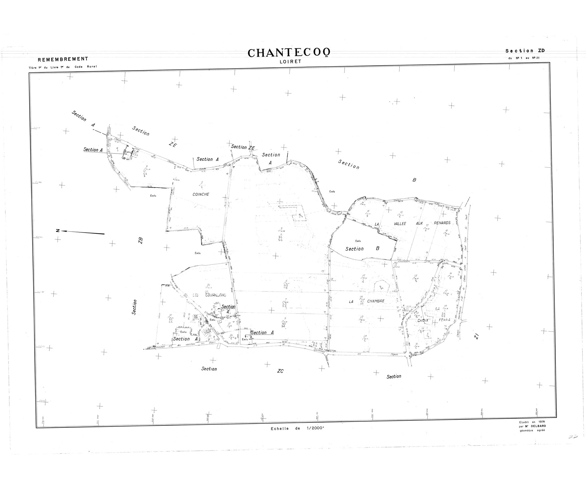 Chantecoq - Sections