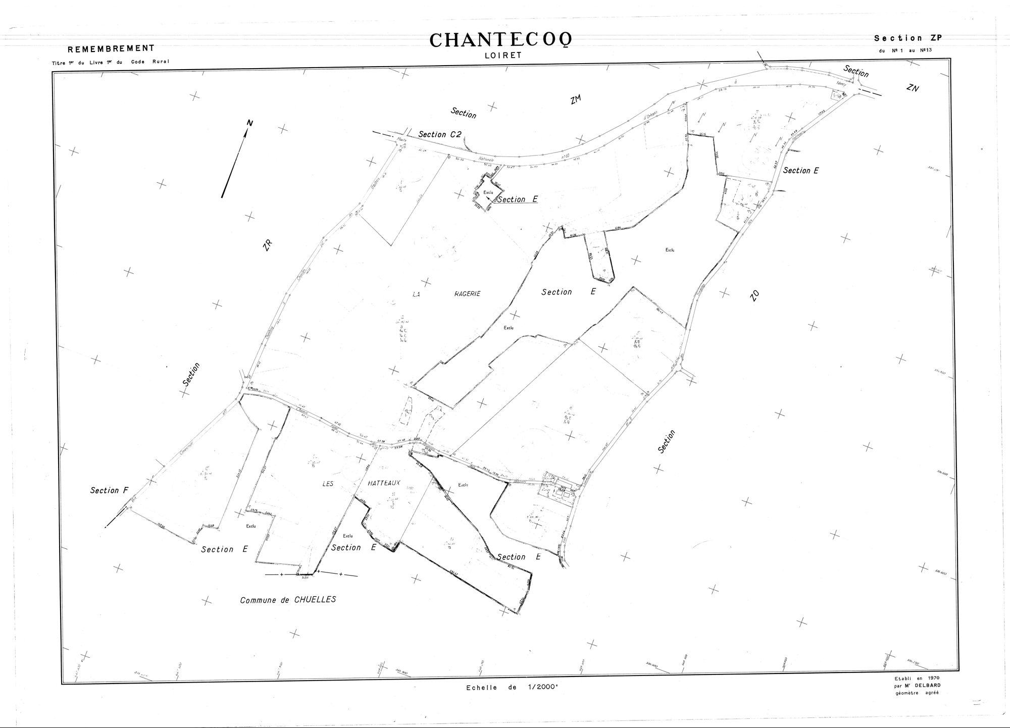 Chantecoq - Sections