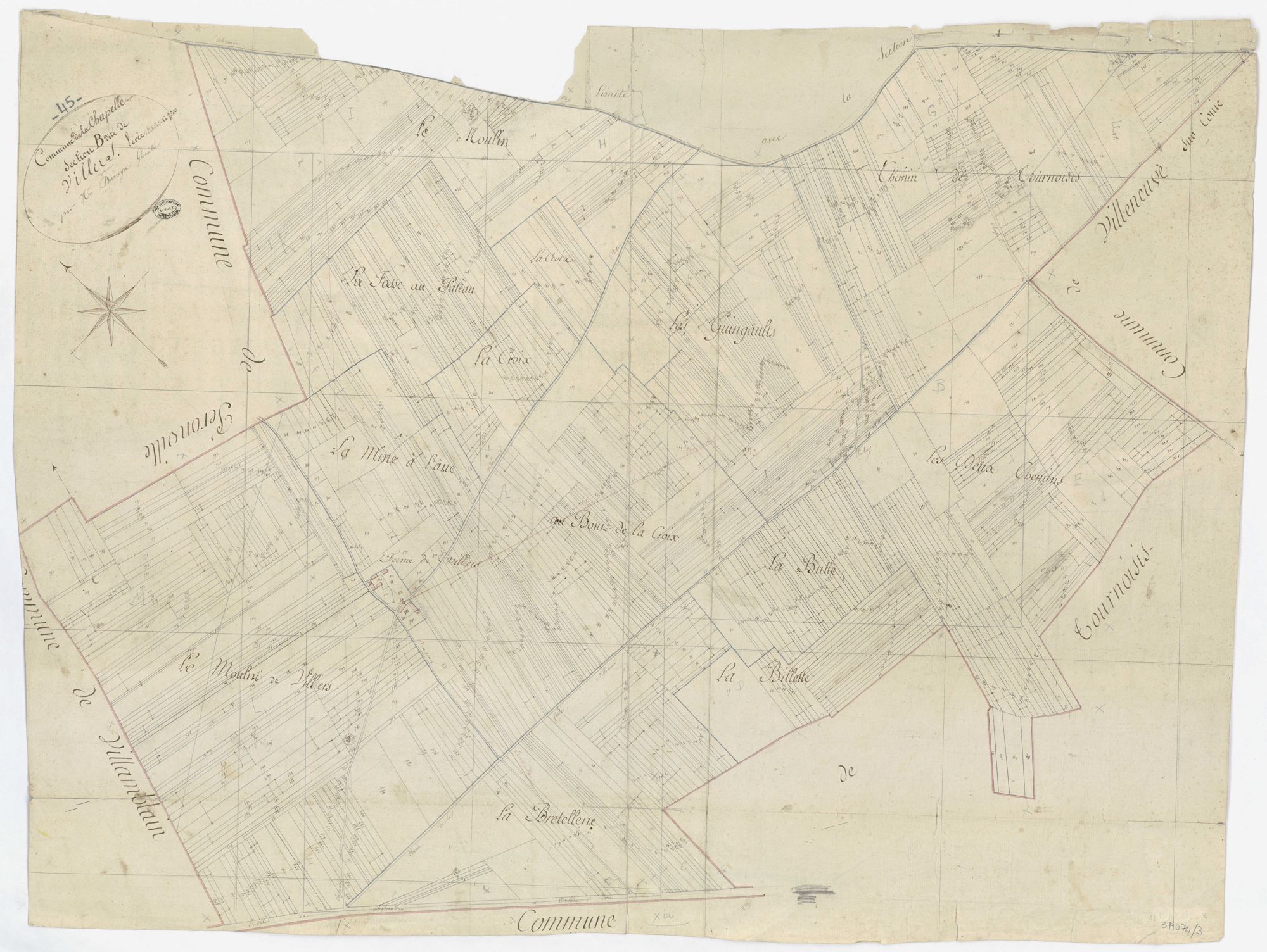 La Chapelle-Onzerain - Sections