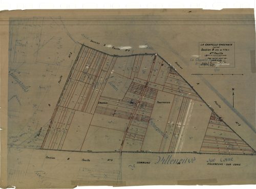 La Chapelle-Onzerain - Sections