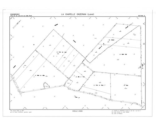 La Chapelle-Onzerain - Sections