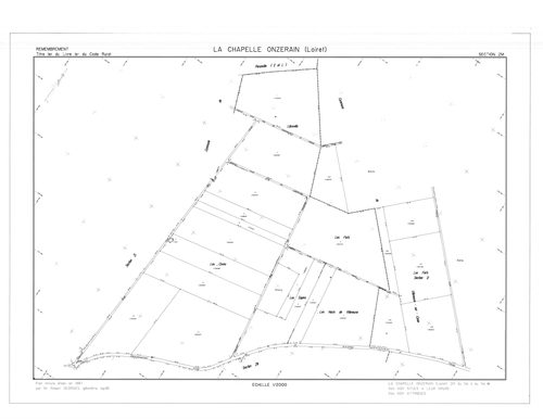 La Chapelle-Onzerain - Sections