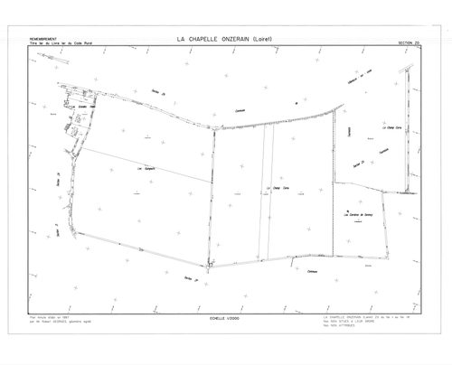 La Chapelle-Onzerain - Sections