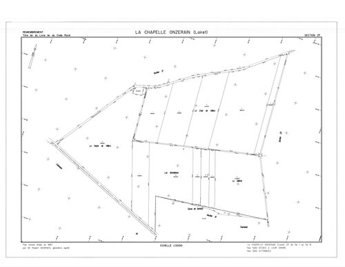 La Chapelle-Onzerain - Sections