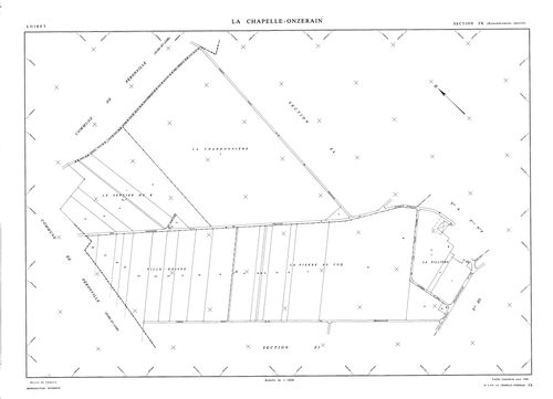 La Chapelle-Onzerain - Sections