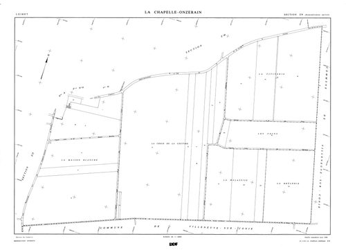 La Chapelle-Onzerain - Sections