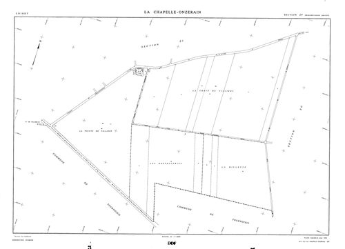 La Chapelle-Onzerain - Sections