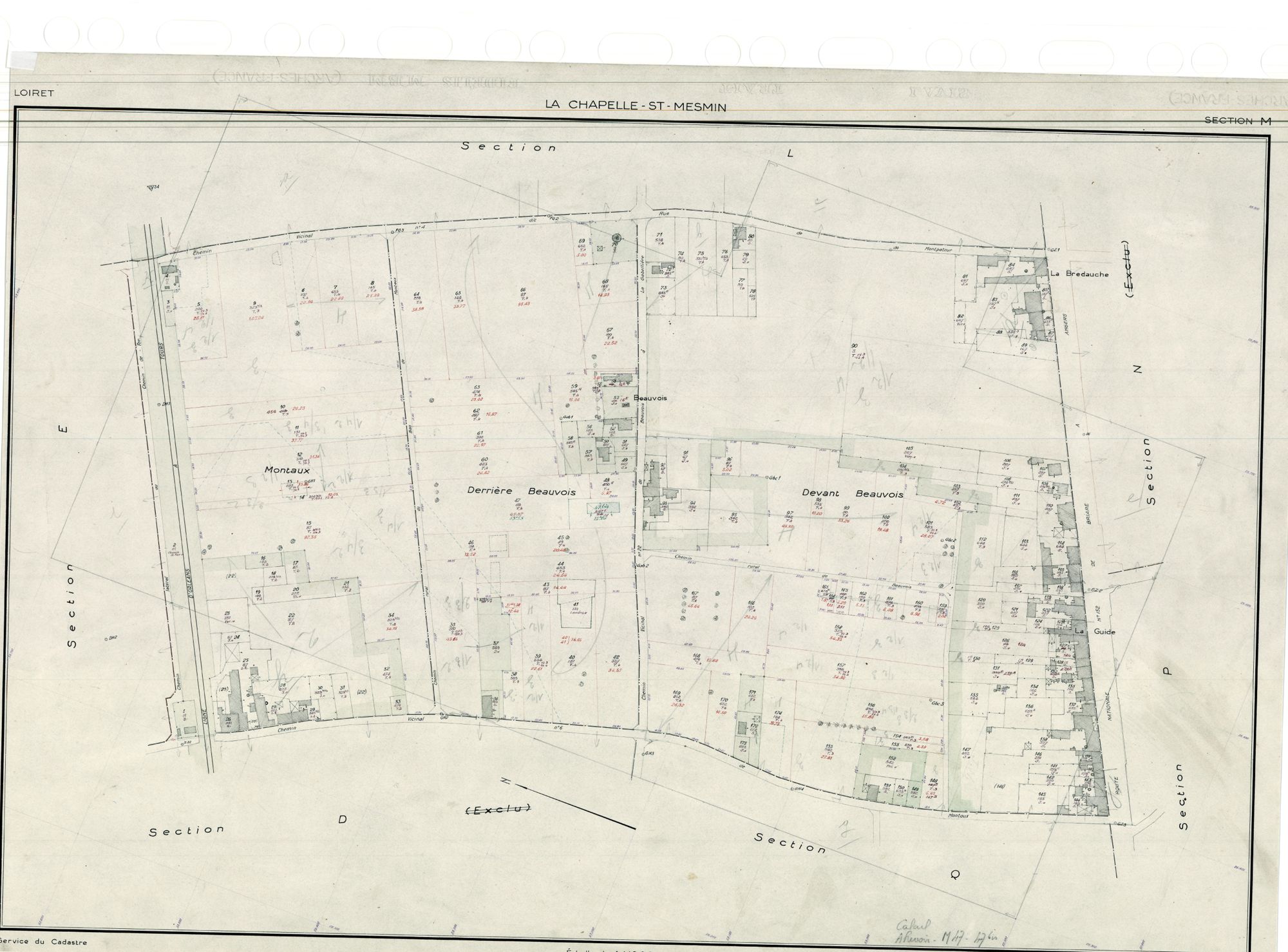 La Chapelle-Saint-Mesmin - Sections