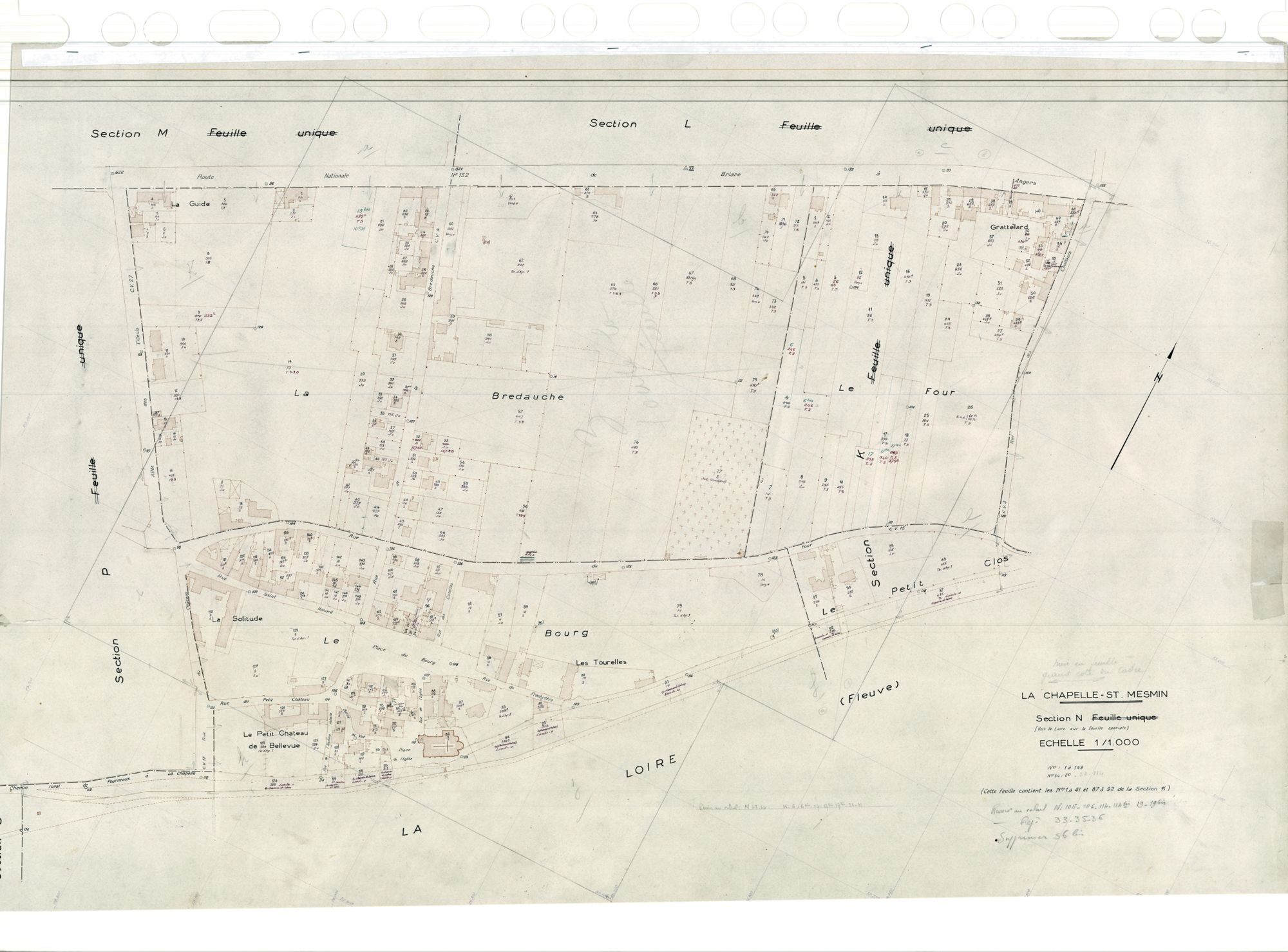 La Chapelle-Saint-Mesmin - Sections