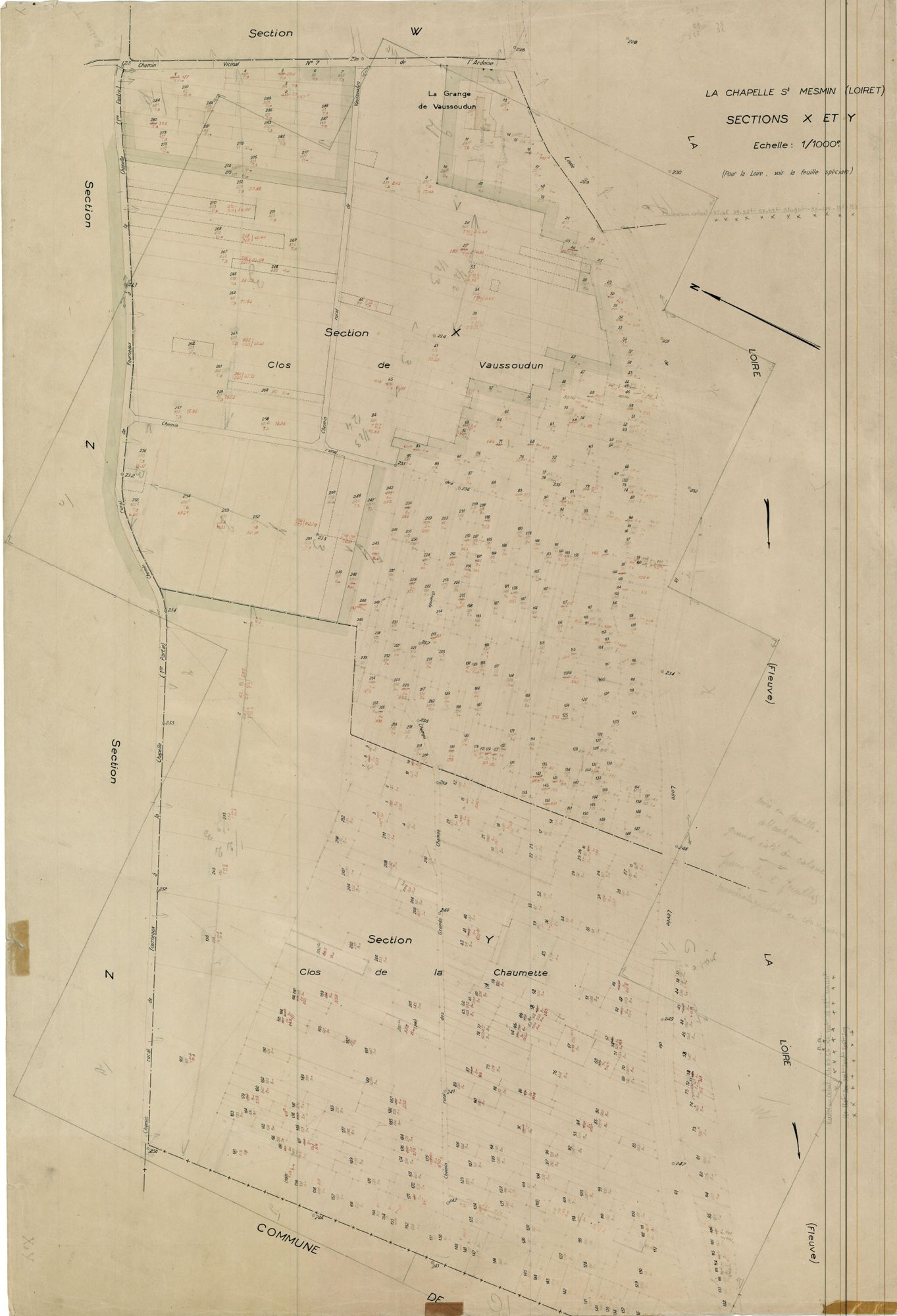 La Chapelle-Saint-Mesmin - Sections