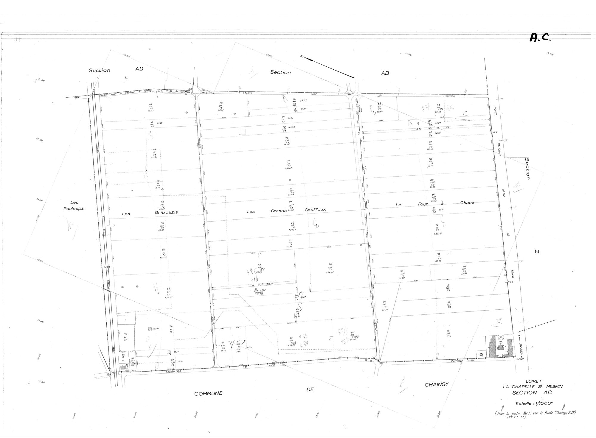 La Chapelle-Saint-Mesmin - Sections