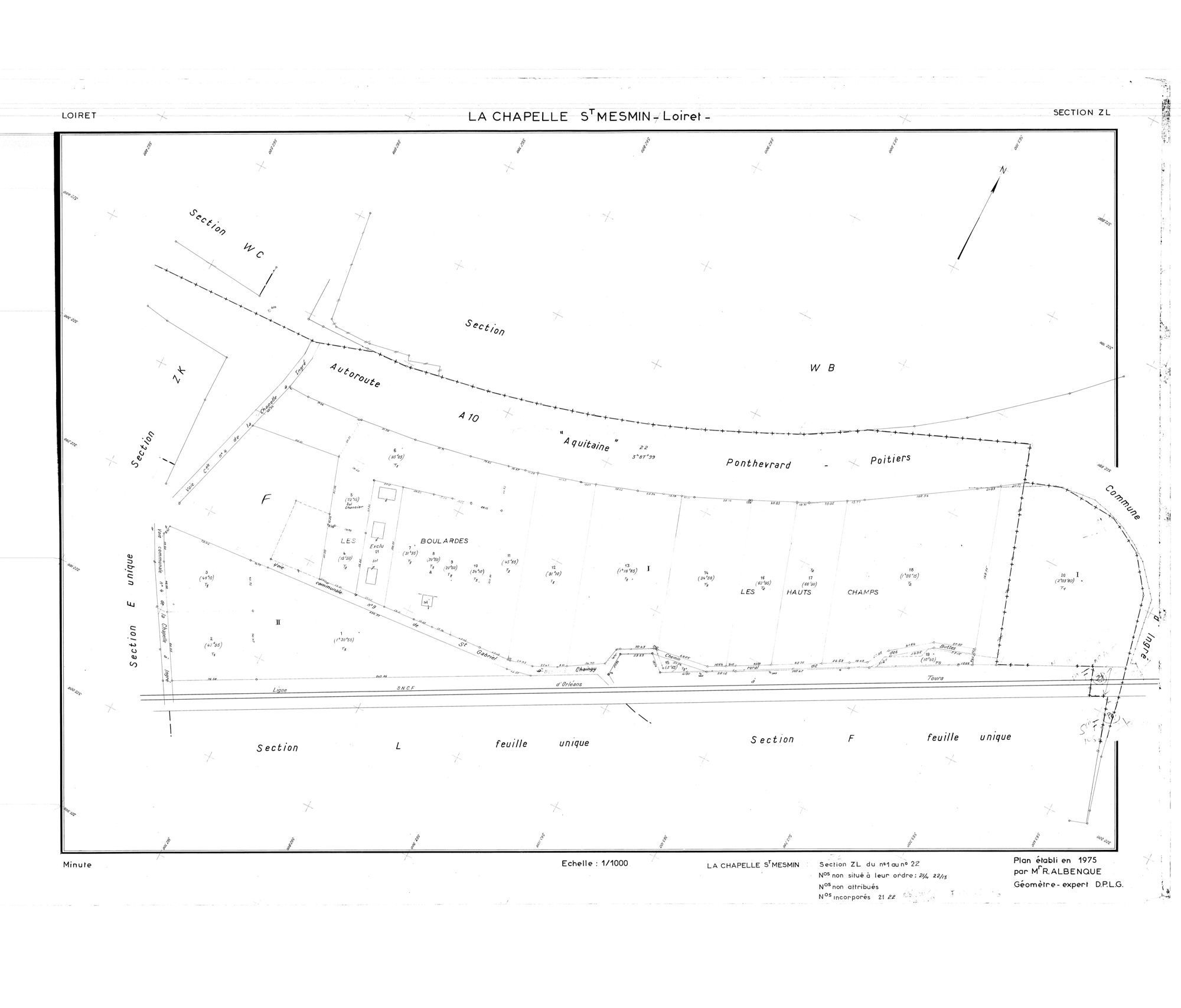 La Chapelle-Saint-Mesmin - Sections